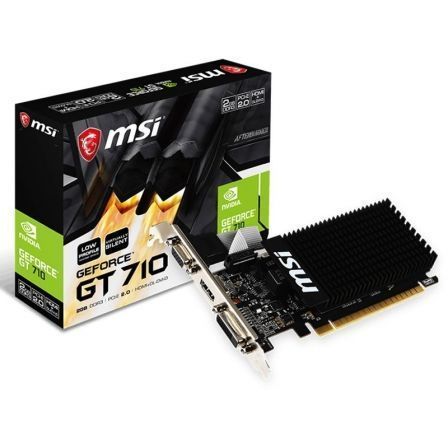 MSI GeForce GT 710 2GB GDDR3 Low Profile